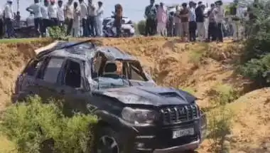 Fatal Dausa Accident: Speeding Car Overturns, One Dead, Two Injured Returning From Balaji Darshan