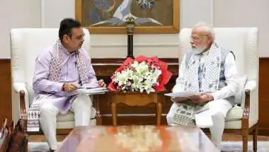 Rajasthan CM Bhajanlal Sharma Meets PM Modi Amidst Cabinet Reshuffle Buzz and Rajya Sabha Poll Preparations