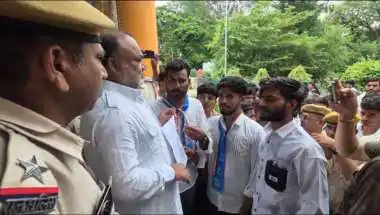 NSUI Demands Student Union Election Revival in Ajmer Protest