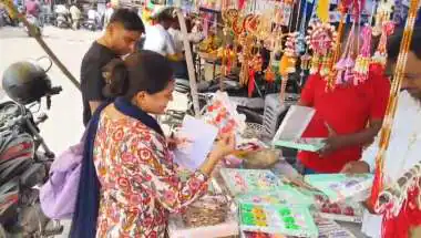 Raksha Bandhan Spirit Fills Ajmer Markets as Shopping Surges